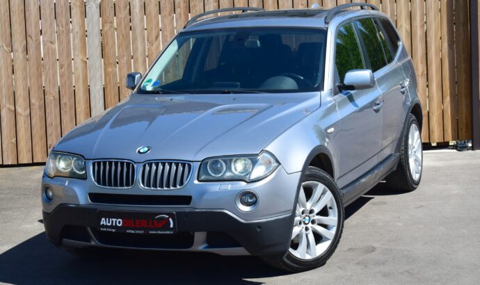 BMW X3 FACELIFT, 2008.g 3.0D 160kw, AR 0% PIRMO IEMAKSU