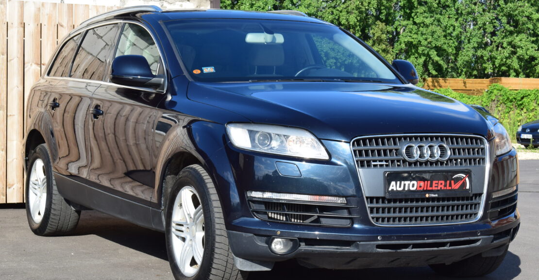 <b>Audi Q7 7-Sēdvietas, 3.0D 171Kw, 0% PIRMĀ IEMAKSA IEMAKSU</b>