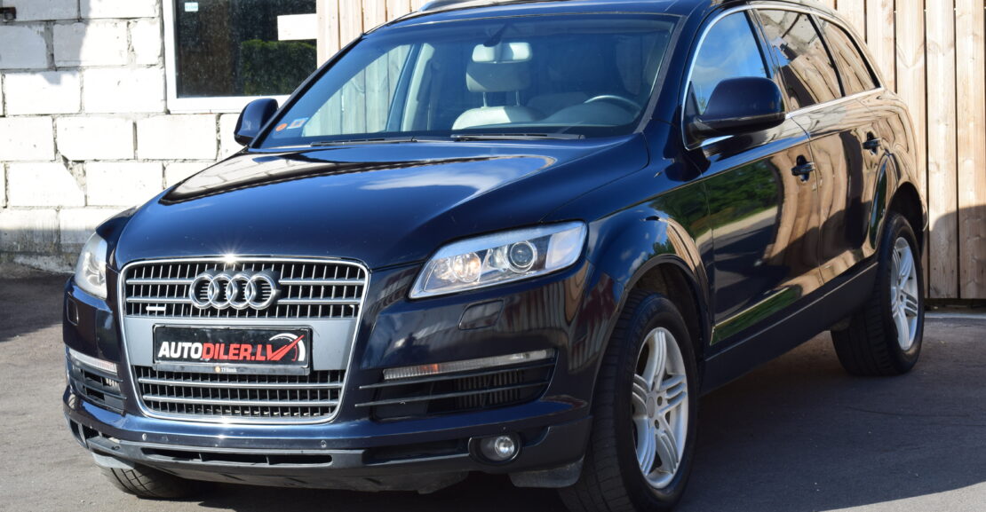 <b>Audi Q7 7-Sēdvietas, 3.0D 171Kw, 0% PIRMĀ IEMAKSA IEMAKSU</b>