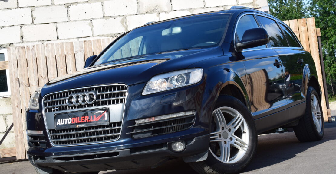 <b>Audi Q7 7-Sēdvietas, 3.0D 171Kw, 0% PIRMĀ IEMAKSA IEMAKSU</b>