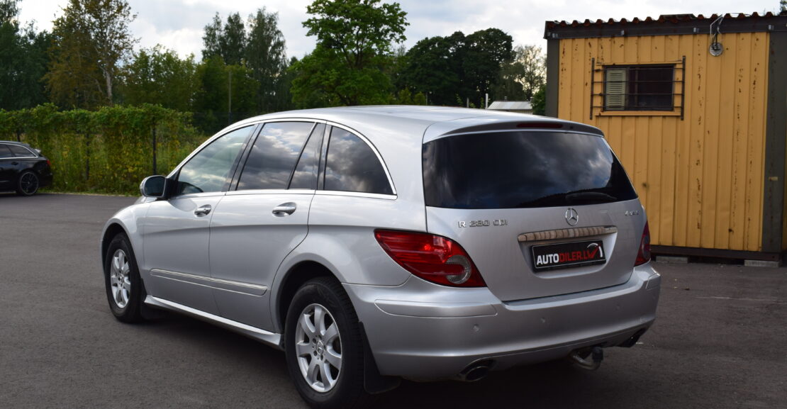 <b>Mercedes R Class, 4×4,  Bez Pneimo 7-sēdvietas 2007.G 3.0D 140Kw, Ar 0% pirmo iemaksu</b>