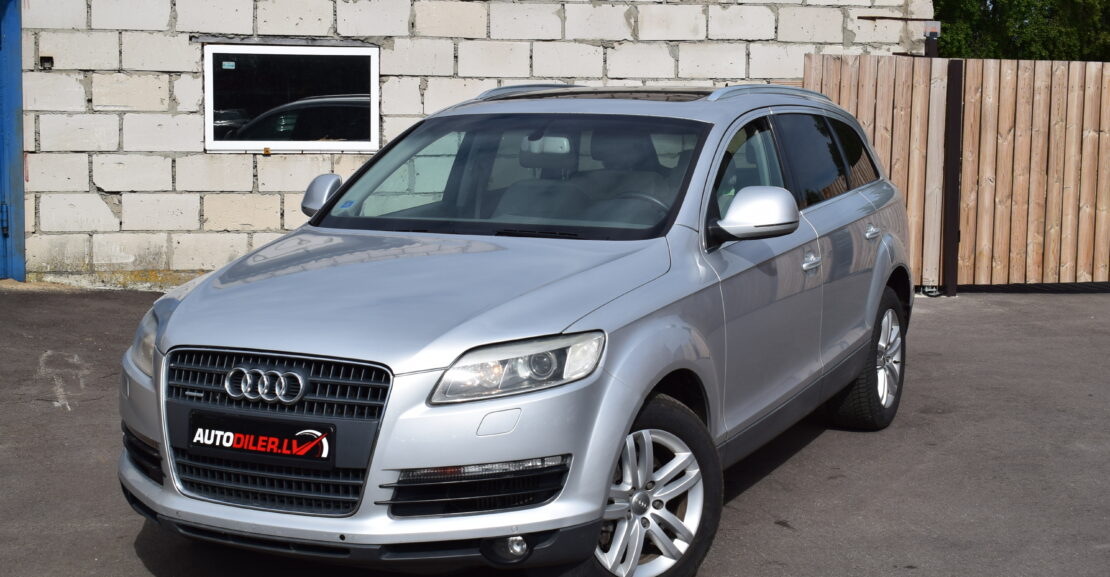 <b>Audi Q7 3.0D 171kw, 7-sēdvietas, BEZ PIRMĀS IEMAKSAS</b>