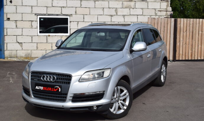 Audi Q7 3.0D 171kw, 7-sēdvietas, BEZ PIRMĀS IEMAKSAS