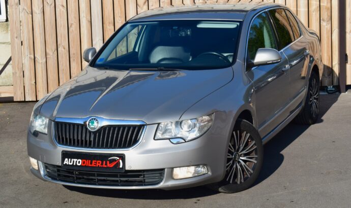 Škoda SuperB 2.0D 125Kw, 4×4, 2012.G, AR 0% PIRMO IEMAKSU