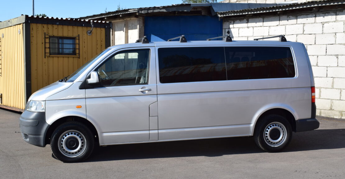 <b>VW T5 Long, 9-sēdvietas, 2007.D 1.9D 75kw, AR 0% PIRMO IEMAKSU</b>