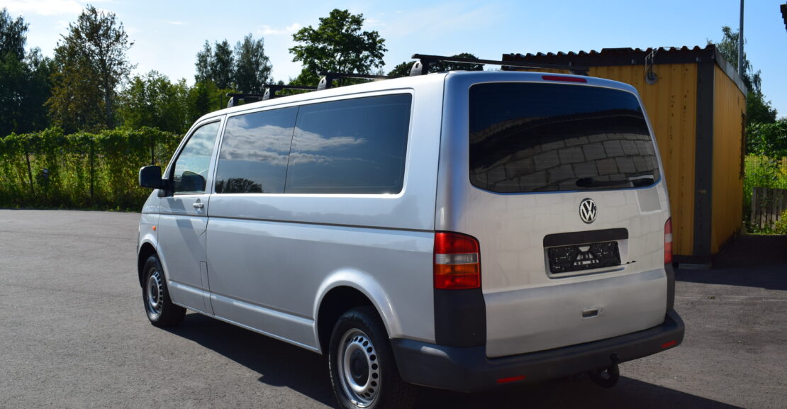 <b>VW T5 Long, 9-sēdvietas, 2007.D 1.9D 75kw, AR 0% PIRMO IEMAKSU</b>