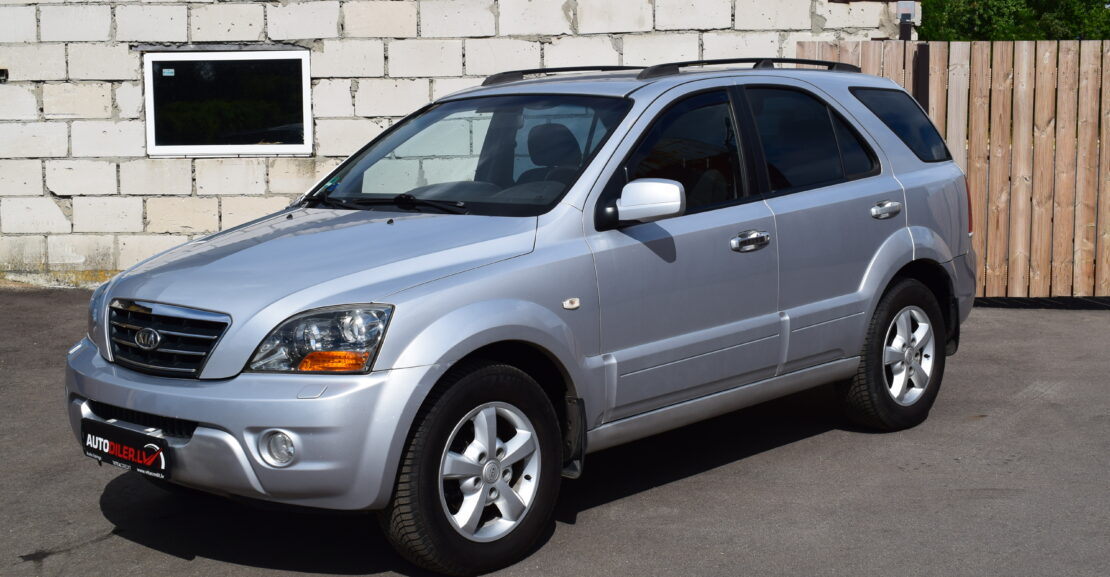 <b>KIA SORENTO 2007.G 2.5D 125kw, AR 0% PIRMO IEMAKSU</b>