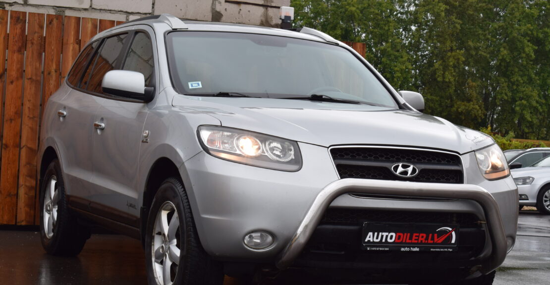 <b>Hyundai Santa FE 4×4,  2007.G. 2.2D 114kw, Bez Pirmās iemaksas</b>