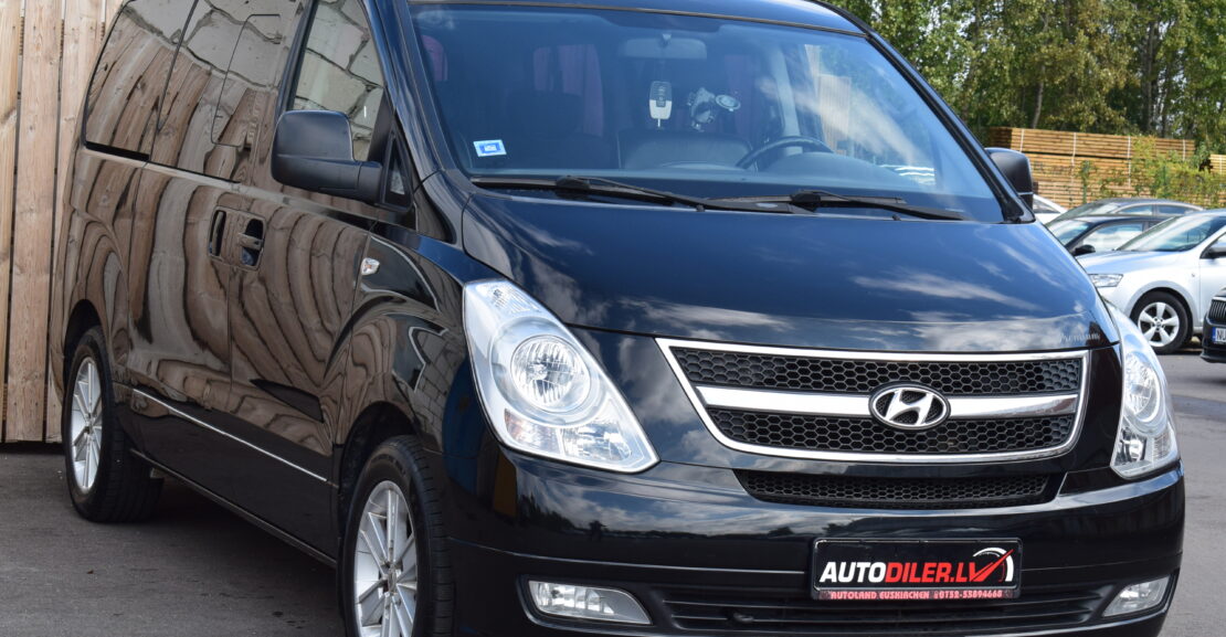 <b>Hyundai H1 2010.G 2.5D 125Kw, 8 – sēdvietas, AR 0% PIRMO IEMAKSU</b>