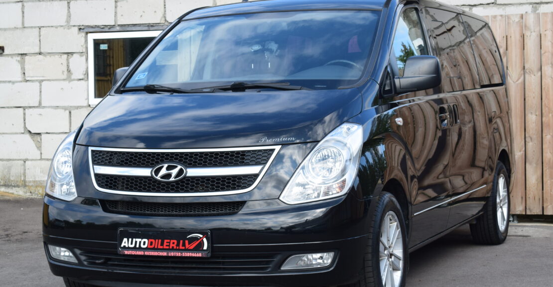 <b>Hyundai H1 2010.G 2.5D 125Kw, 8 – sēdvietas, AR 0% PIRMO IEMAKSU</b>