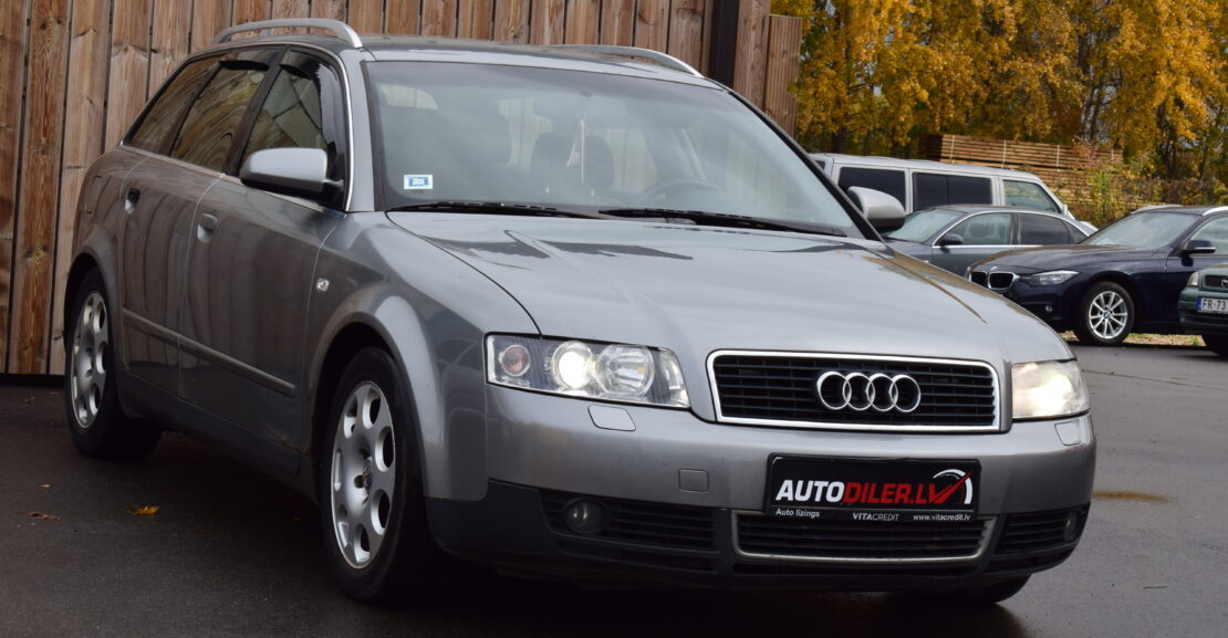 <b>Audi A4 2002.G 2.5D 114kw, AR 0% PIRMO IEMAKSU</b>