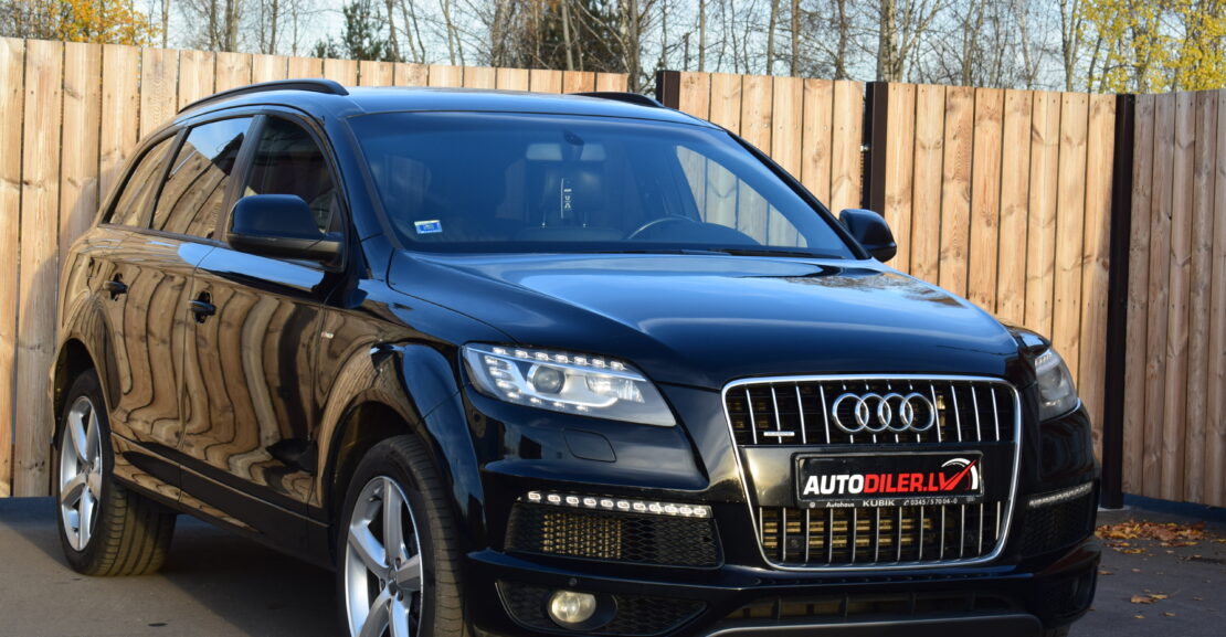 <b>Audi Q7 S-Line 2015.G, 3.0D,  BEZ PNEIMO, AR 0% PIRMO IEMAKSU</b>