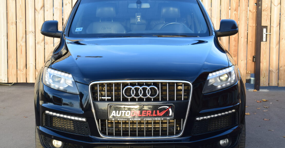 <b>Audi Q7 S-Line 2015.G, 3.0D,  BEZ PNEIMO, AR 0% PIRMO IEMAKSU</b>