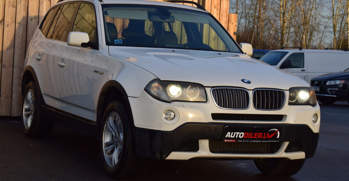 <b>BMW X3 2007.G Facelift 3.0D 160kw, AR 0% PIRMO IEMAKSU</b>