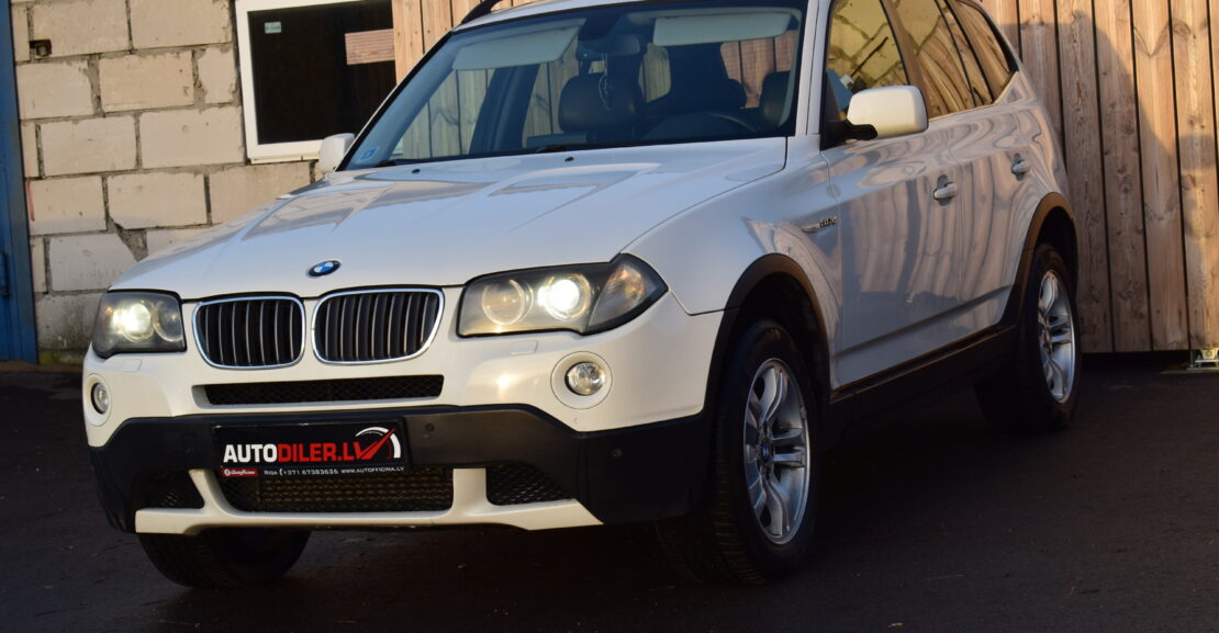 <b>BMW X3 2007.G Facelift 3.0D 160kw, AR 0% PIRMO IEMAKSU</b>