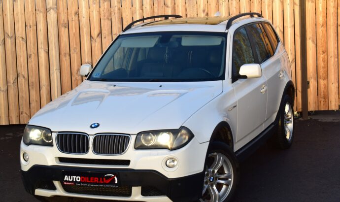 BMW X3 2007.G Facelift 3.0D 160kw, AR 0% PIRMO IEMAKSU