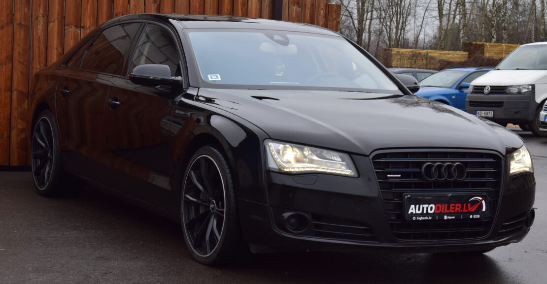 <b>Audi A8 LONG 4.2D 258KW, 2012.G, AR 0% PIRMO IEMAKSU</b>