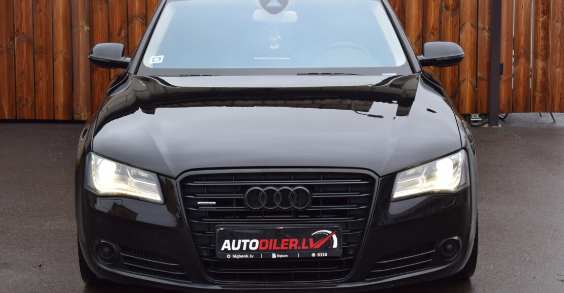 <b>Audi A8 LONG 4.2D 258KW, 2012.G, AR 0% PIRMO IEMAKSU</b>