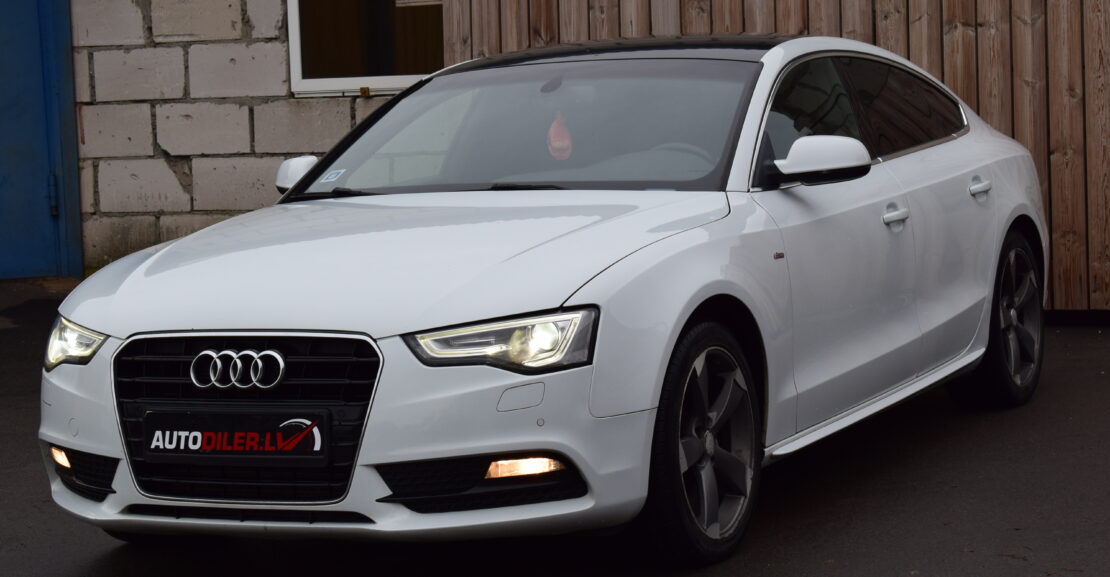 <b>Audi A5 S-Line, facelift SportBack, 2.0D 130Kw, Kredīts BEZ PIRMĀS IEMAKSAS</b>