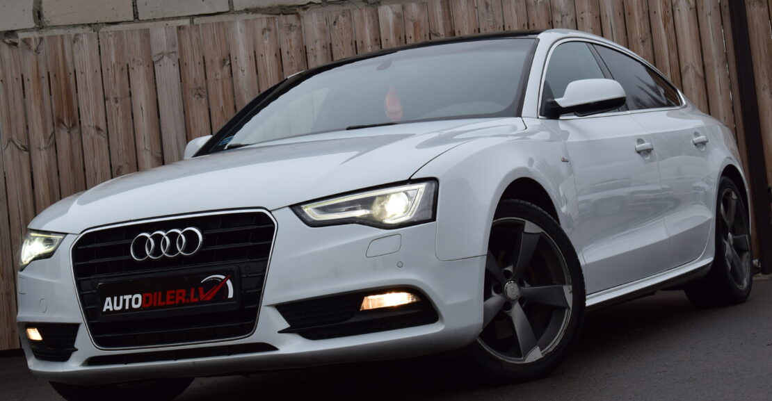 <b>Audi A5 S-Line, facelift SportBack, 2.0D 130Kw, Kredīts BEZ PIRMĀS IEMAKSAS</b>