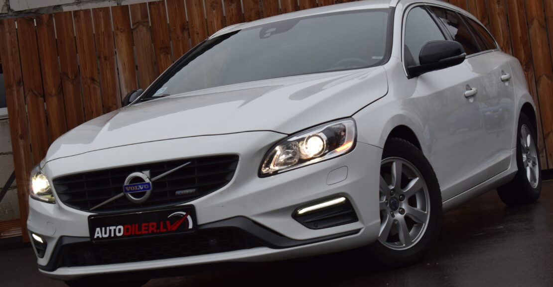 <b>Volvo V60 R-Design 2.0D 133Kw, 2014.G. AR 0% PIRMO IEMAKSU</b>