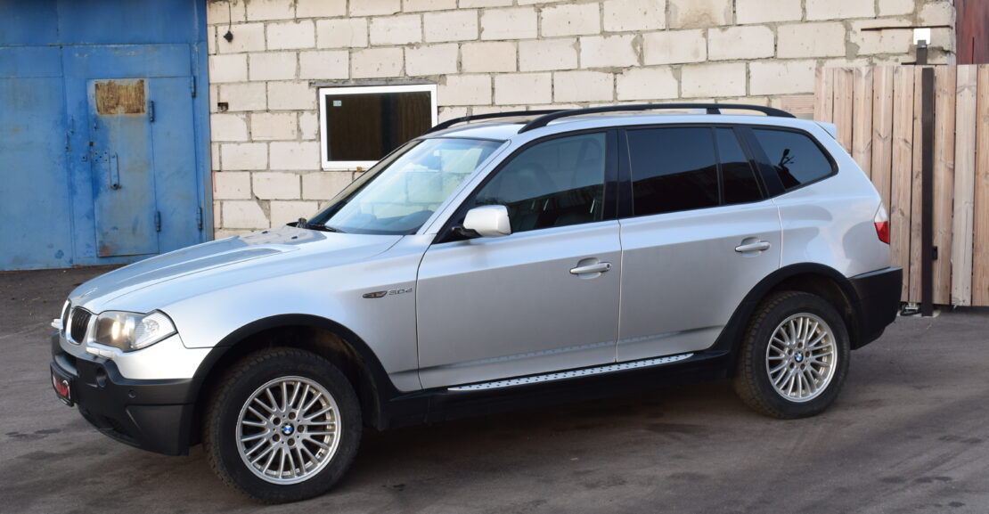 <b>BMW X3 2005.G. 3.0D 150kw, Tikko izzieta jauna TA</b>