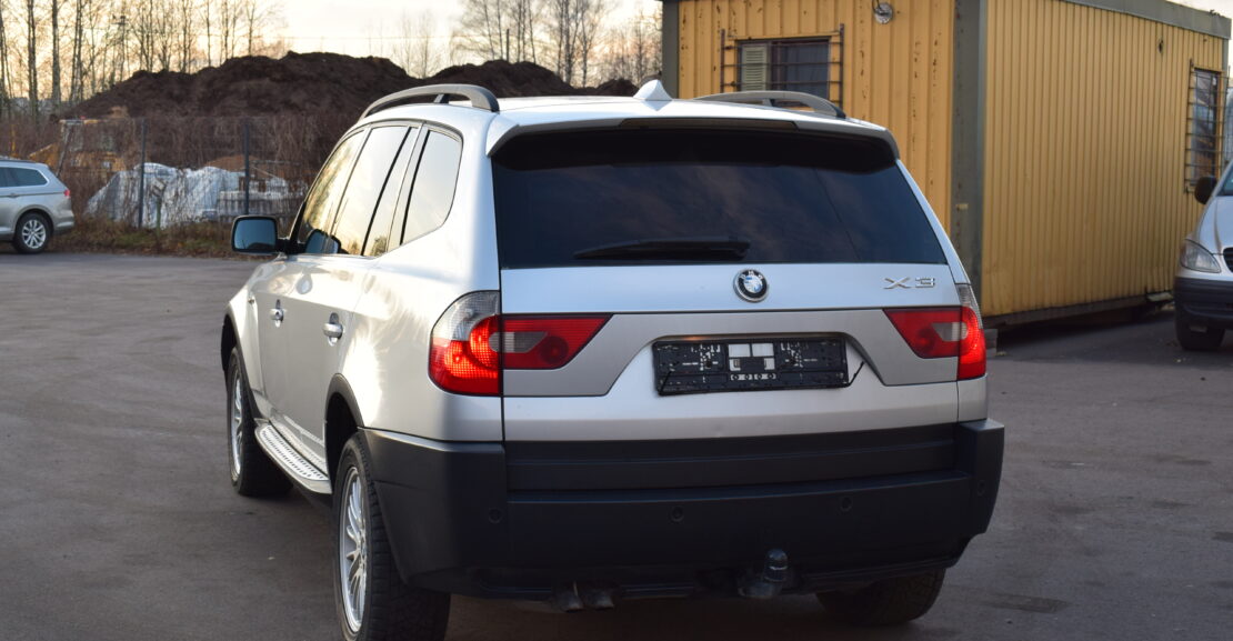 <b>BMW X3 2005.G. 3.0D 150kw, Tikko izzieta jauna TA</b>