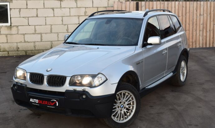 BMW X3 2005.G. 3.0D 150kw, Tikko izzieta jauna TA