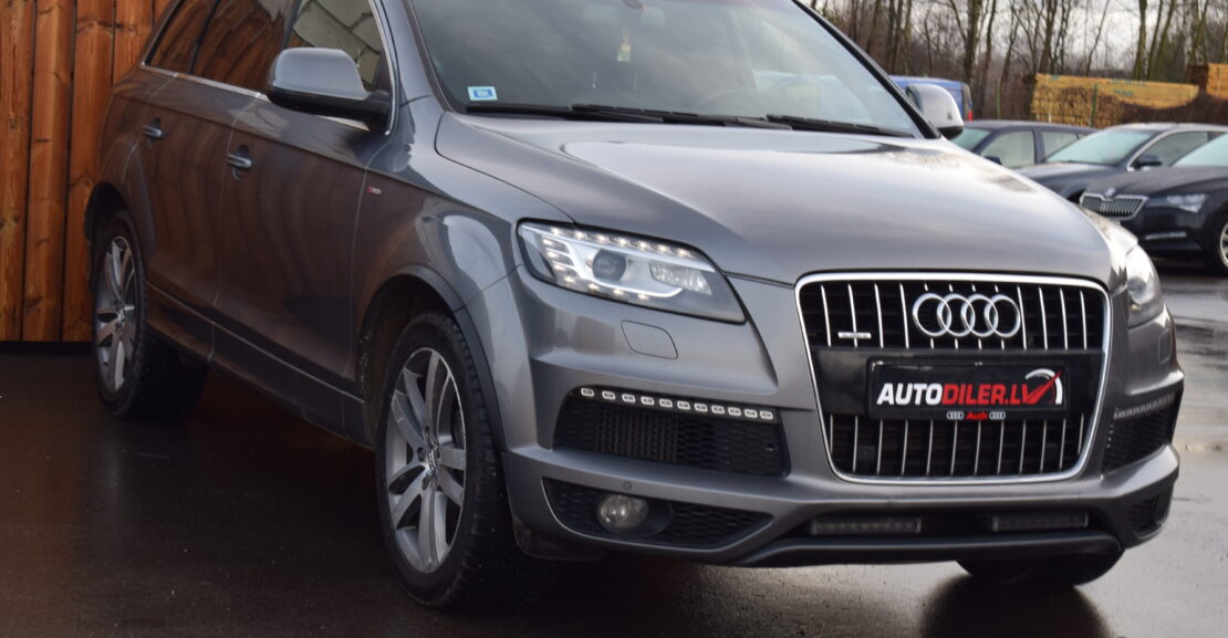 <b>Audi Q7 S-Line, Facelift,  2010.G, 3.0D, 176Kw, Ar Jaunu Teh.Apskati</b>