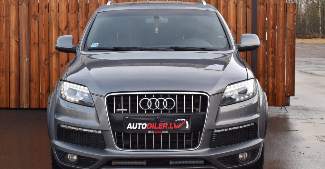 <b>Audi Q7 S-Line, Facelift,  2010.G, 3.0D, 176Kw, Ar Jaunu Teh.Apskati</b>