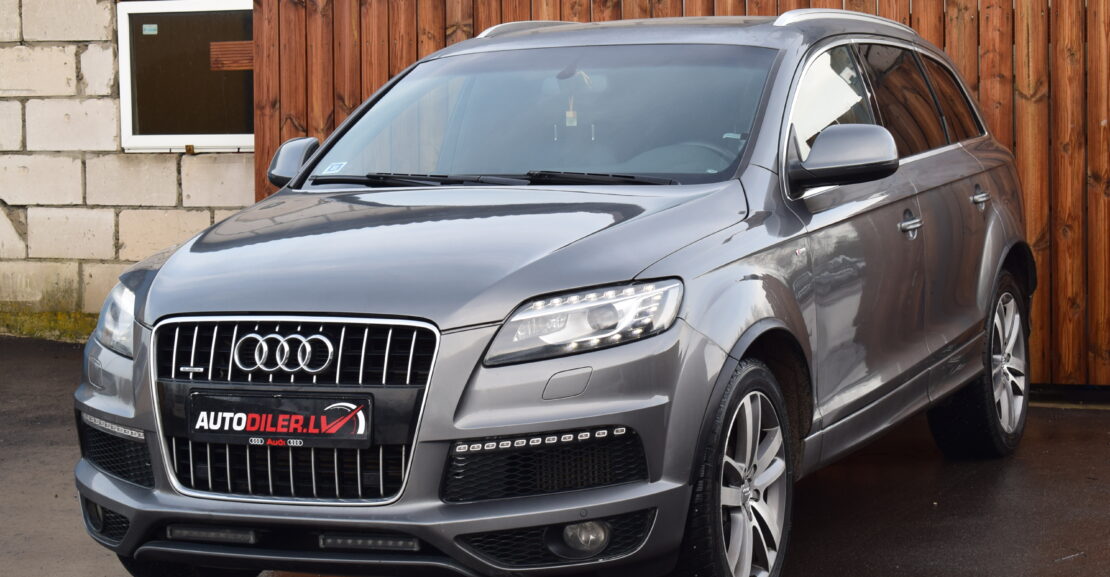 <b>Audi Q7 S-Line, Facelift,  2010.G, 3.0D, 176Kw, Ar Jaunu Teh.Apskati</b>